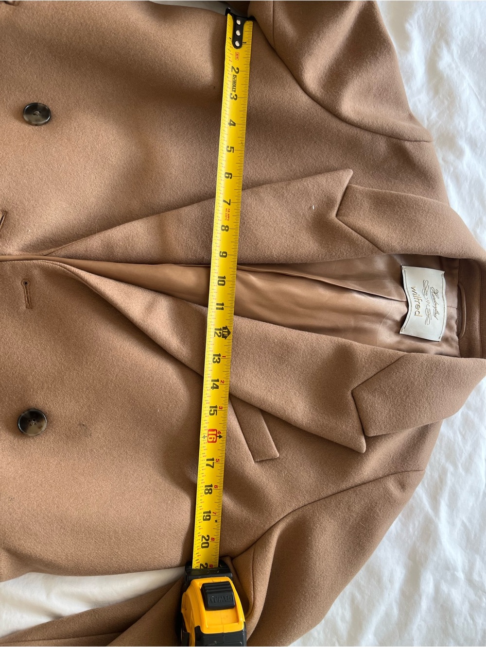 Aritzia Wilfred Wool Cashmere Coat - Picture 6 of 11